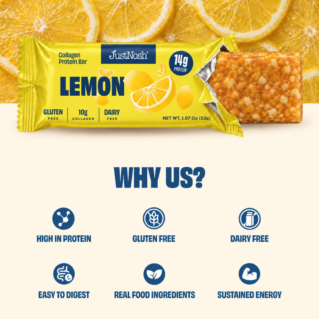 JustNosh Collagen Protein Bars