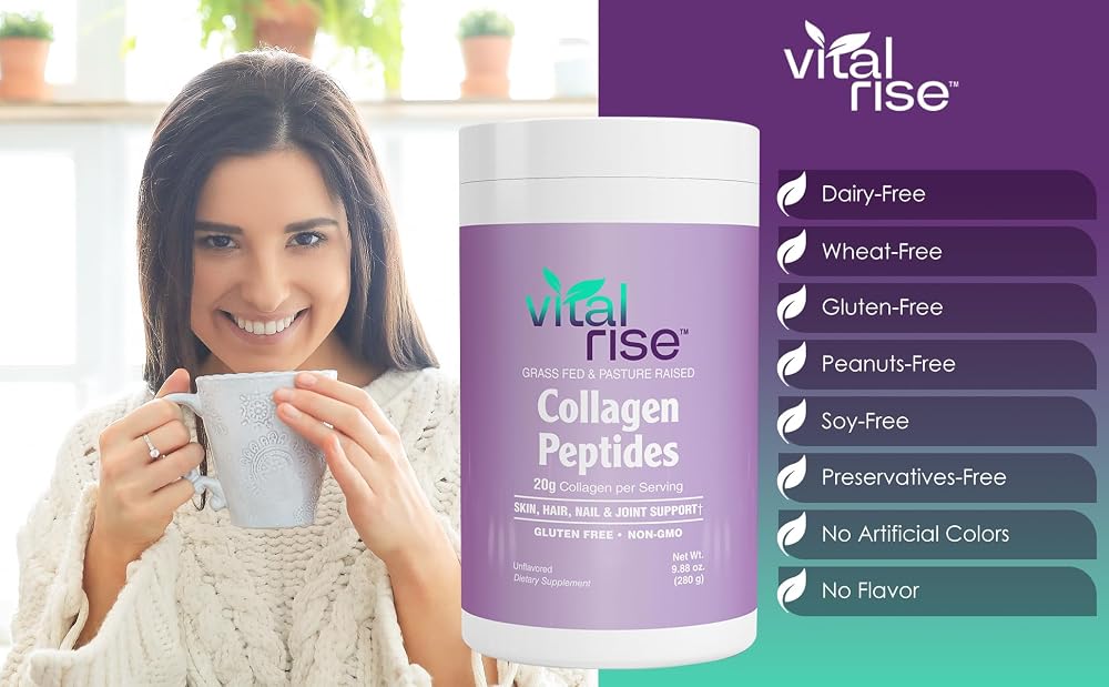 Vital Rise Hydrolyzed Collagen Powder Type I & III - 280g - image 7
