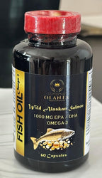 OLANTA Wild Alaskan Salmon Oil Omega 3 - 120 Softgels - image 5