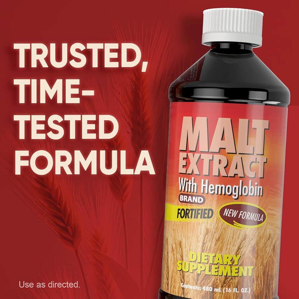 MALT EXTRACT Malt and Hemoglobin Extract Energy Supplement - 32 Fl Oz - image 3