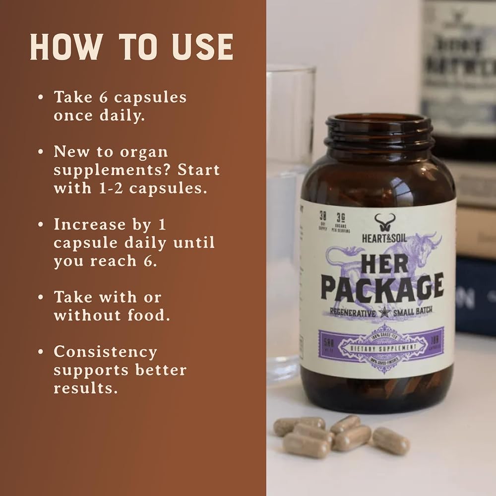 HEART & SOIL Her Package Supplement - 180 Capsules - image 7