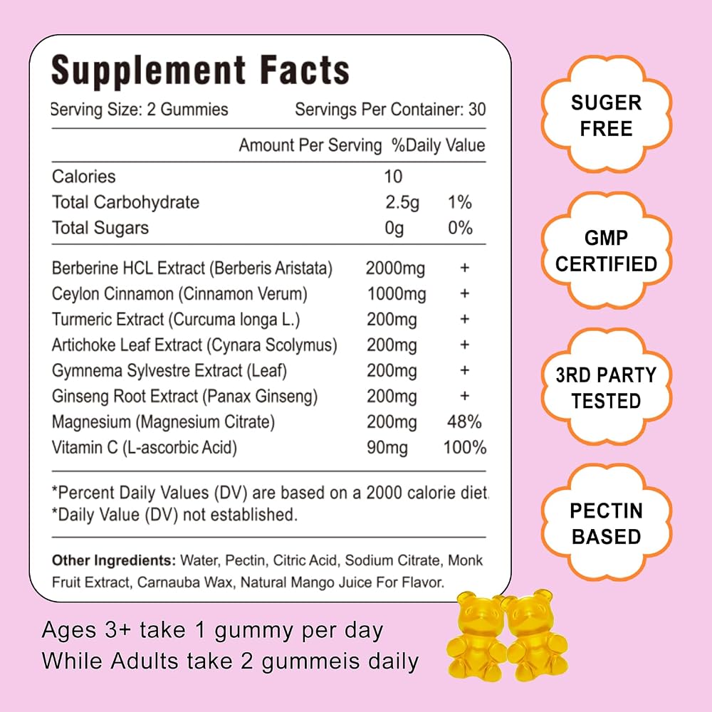 VZOXAINS Berberine Gummies