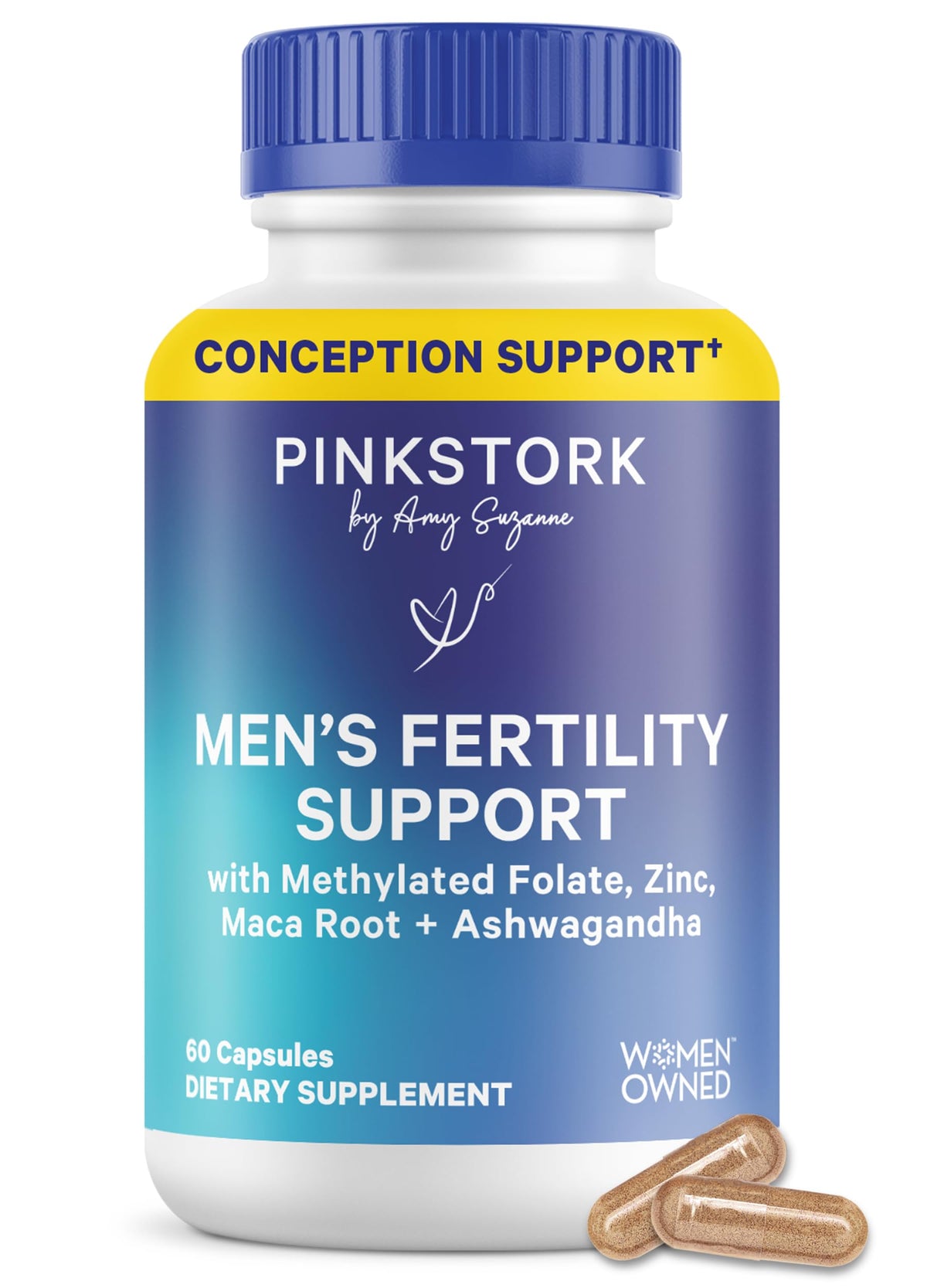 Pink Stork Blue Stork Men's Fertility Support - 60 Capsules