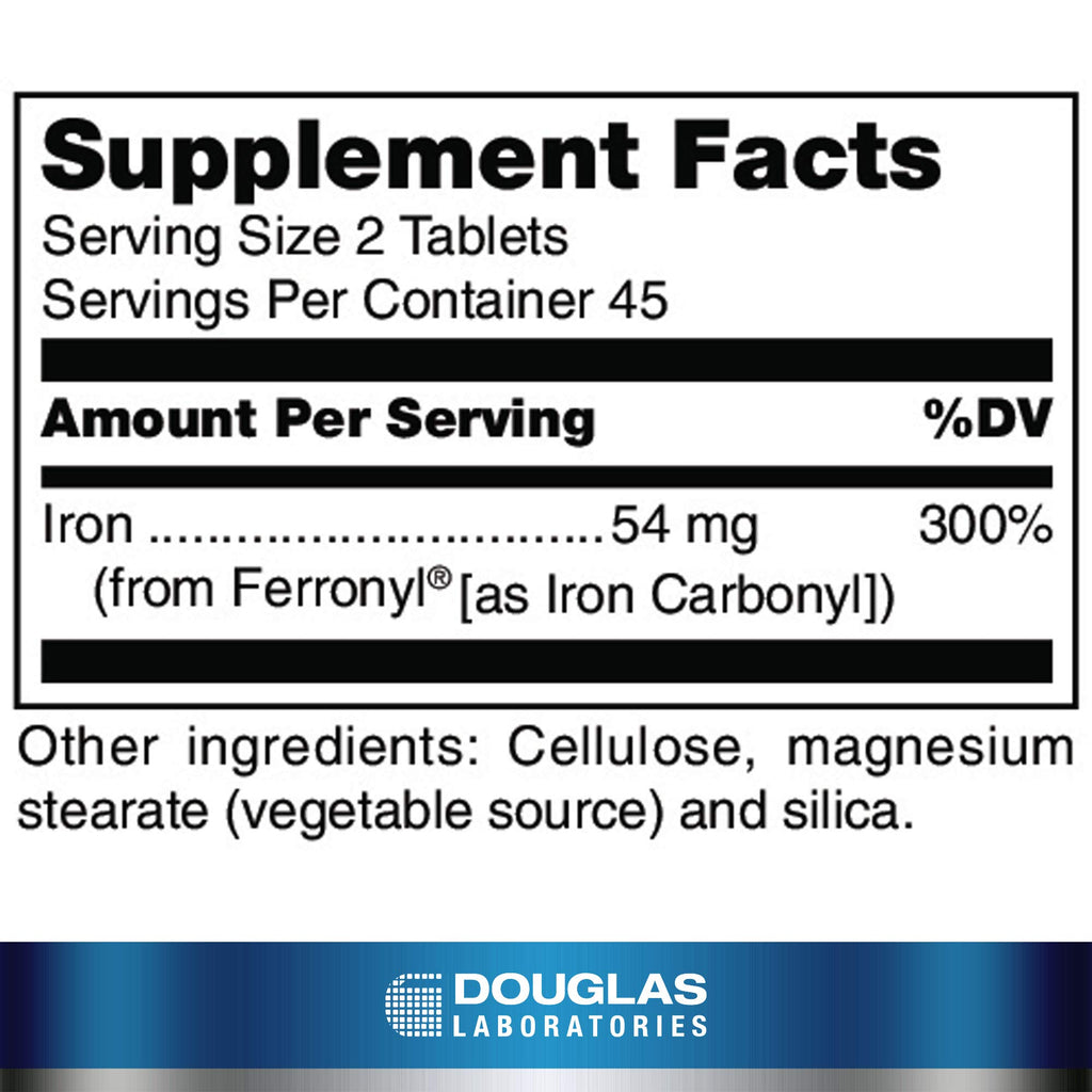 Douglas Laboratories Timed Released Iron - 90 Tablets - image 2