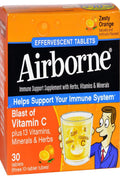 Airborne Immune Support Effervescent Tablets Zesty Orange - 30 Count