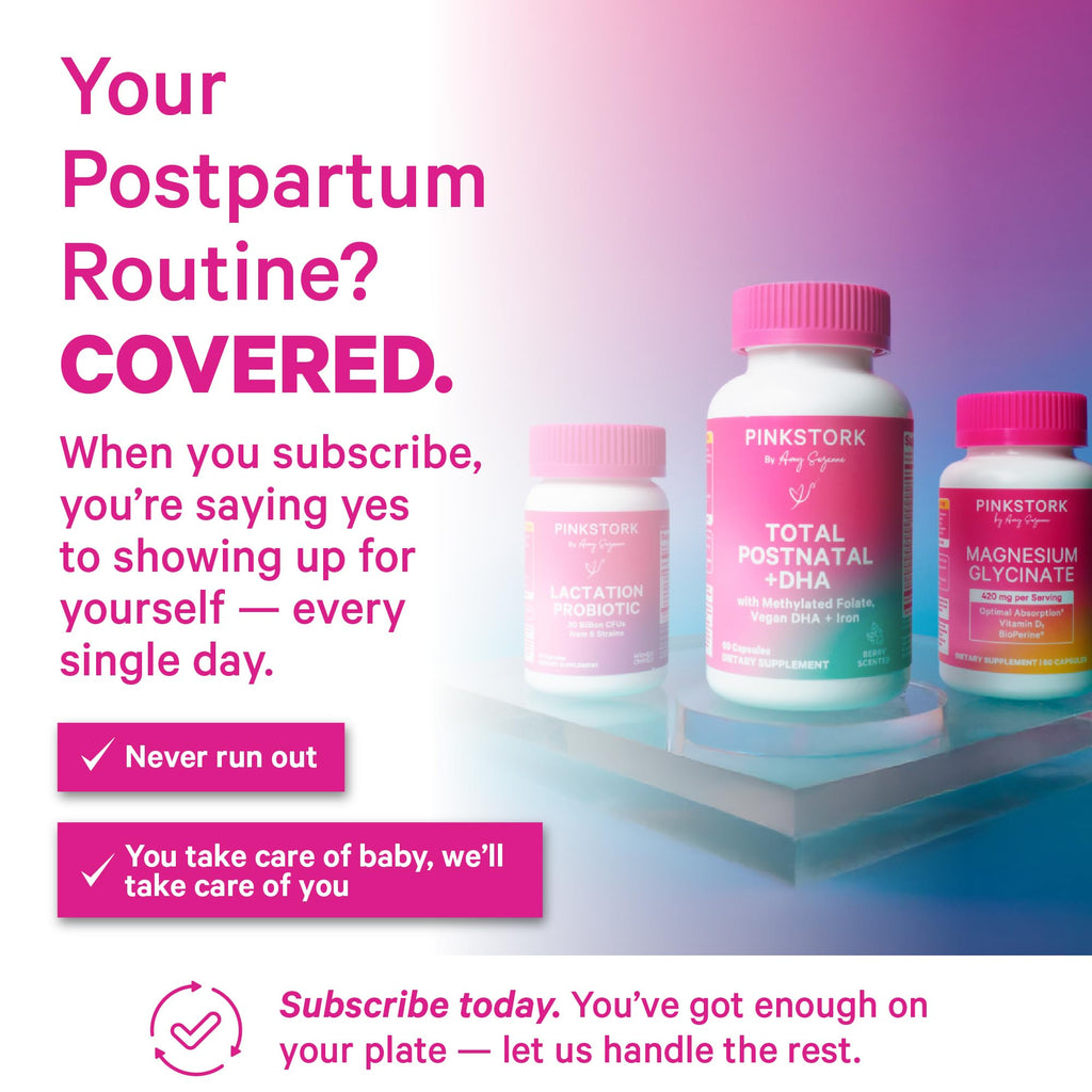 Pink Stork Total Postnatal + DHA with Iron - 60 Capsules - image 5