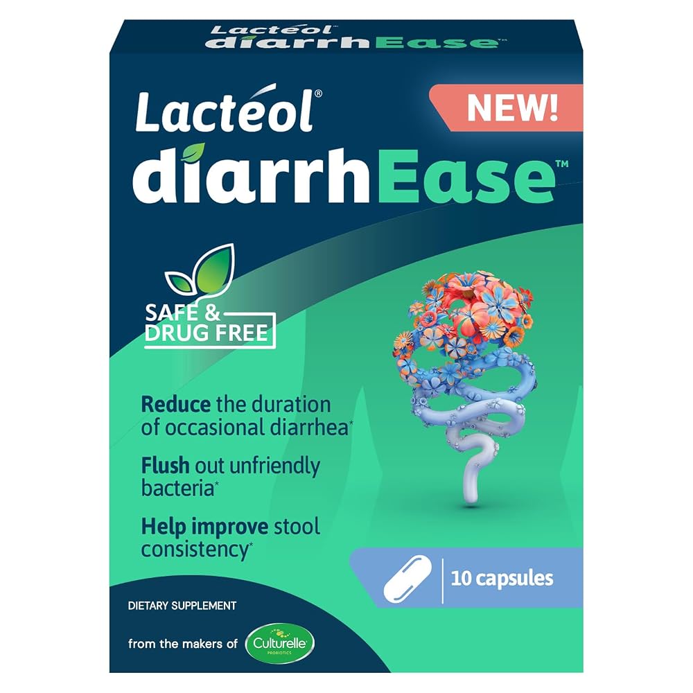 Lactéol diarrhEase Postbiotic for Occasional Diarrhea - 10 Capsules