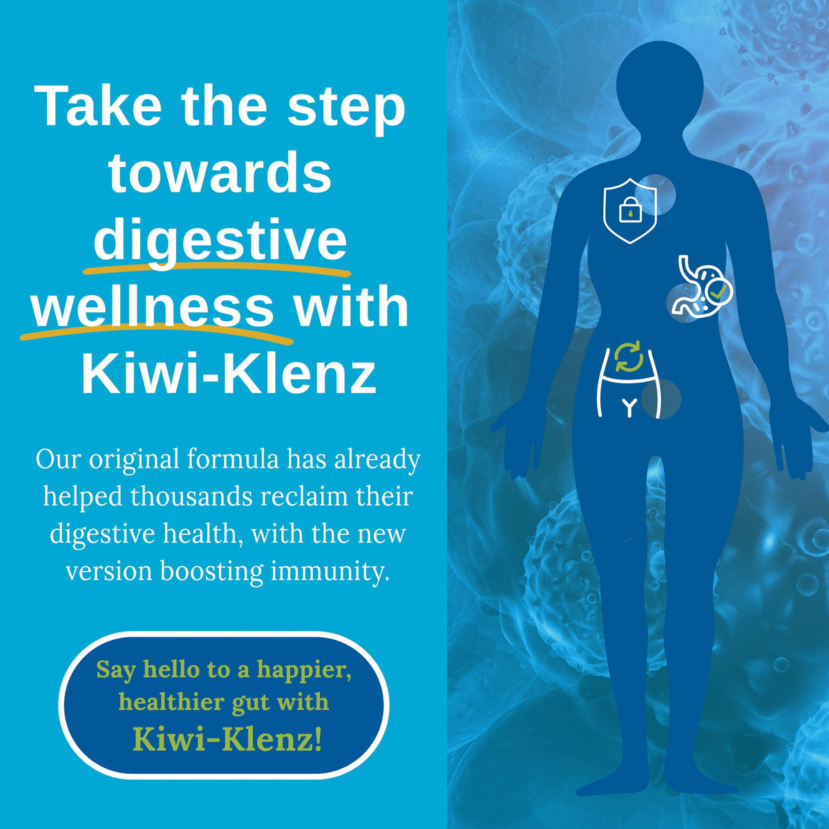 Xtendlife Kiwi-Klenz Digestive Enzyme & Prebiotic - 60 Capsules - image 5