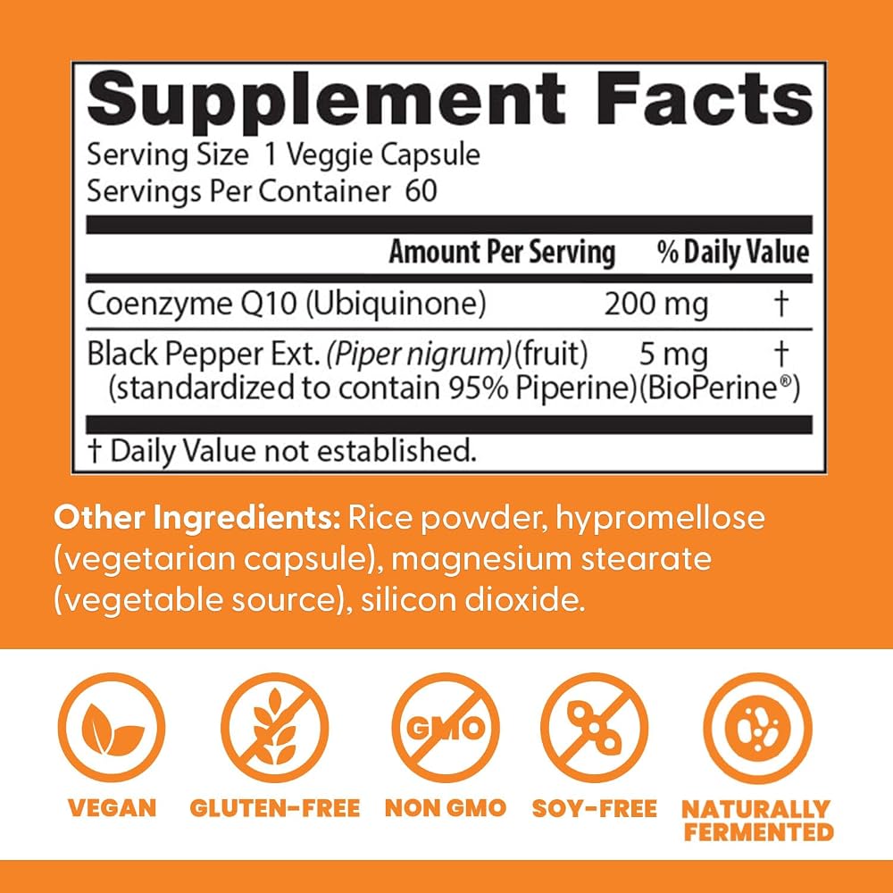 Doctor's BEST High Absorption CoQ10 200mg with BioPerine - image 4