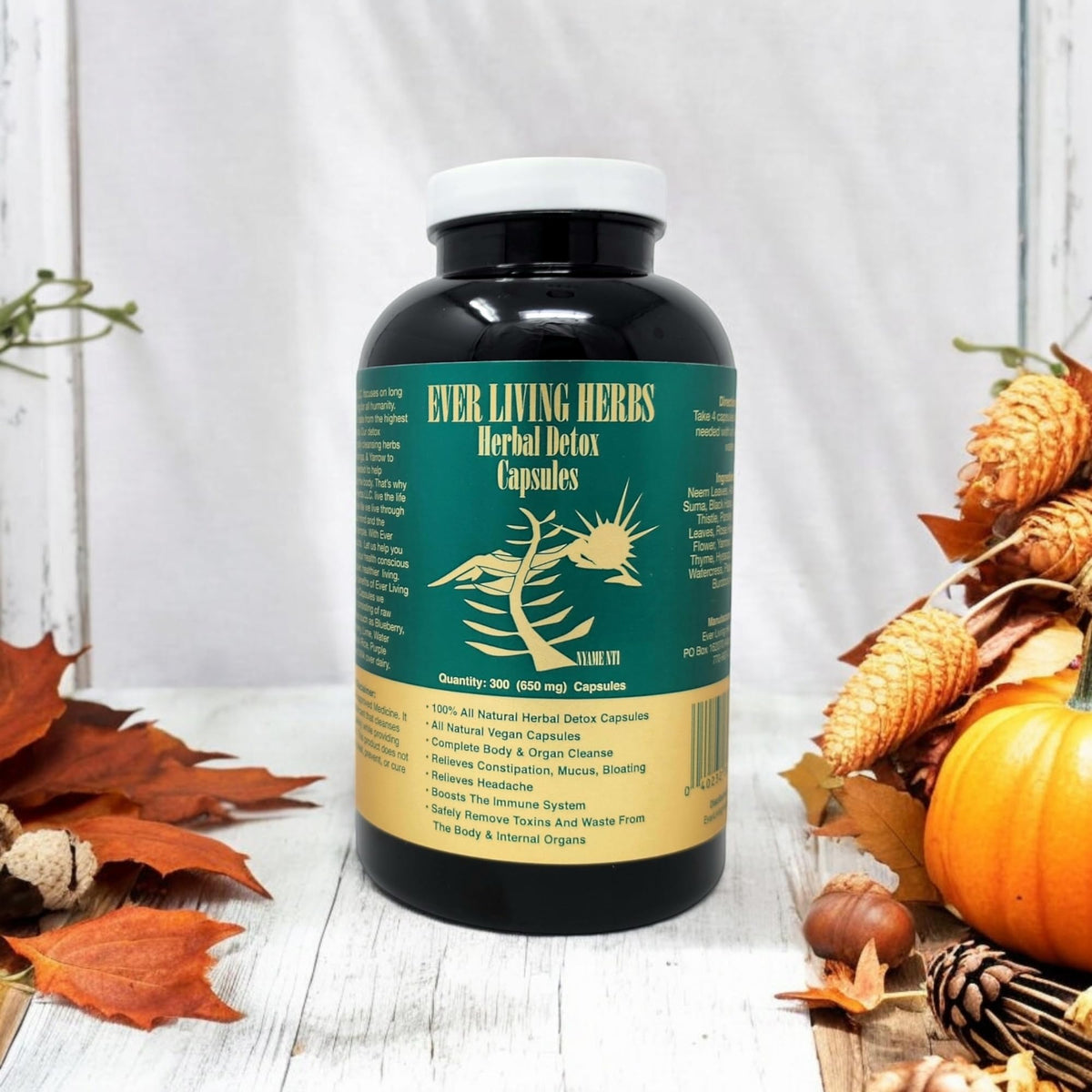 Ever Living Herbs Herbal Detox 300 Capsules - image 5