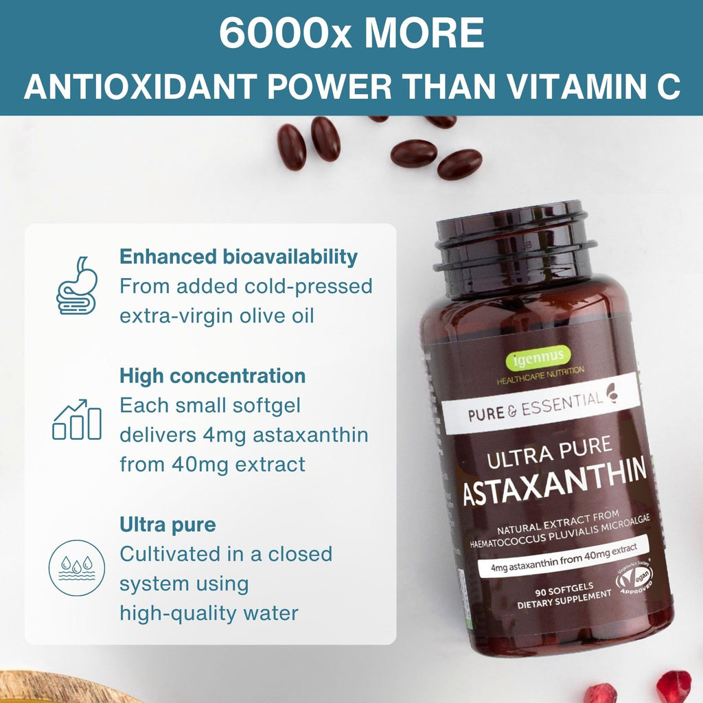 Igennus Ultra Pure Astaxanthin 4mg - 90 Softgels - image 2