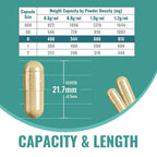 ATNreuro Vegan Empty Capsules Size 0 - 1000 Count - image 3