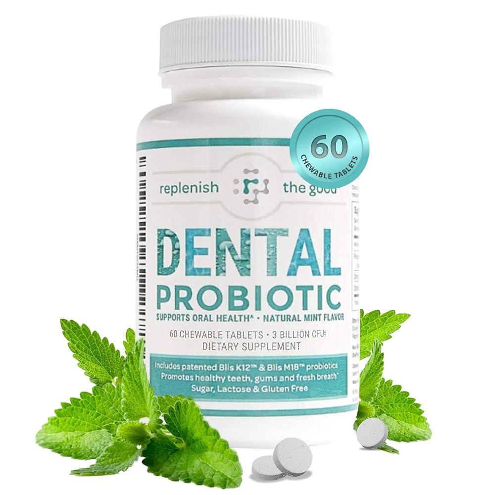 Replenish the Good Dental Oral Probiotic - 60 Chewable Tablets
