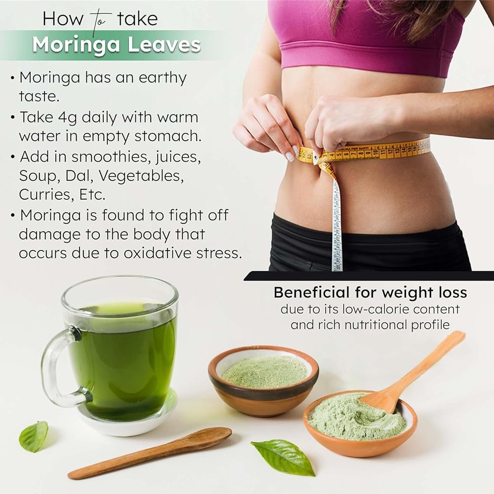 Generic Natural Moringa Leaf Powder - 200g - image 5