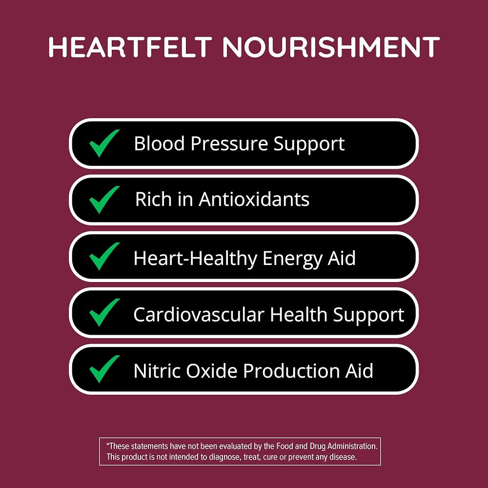 Happy Healthy Hippie Organic Beet Root Capsules 1,300 mg - 60 Count - image 2
