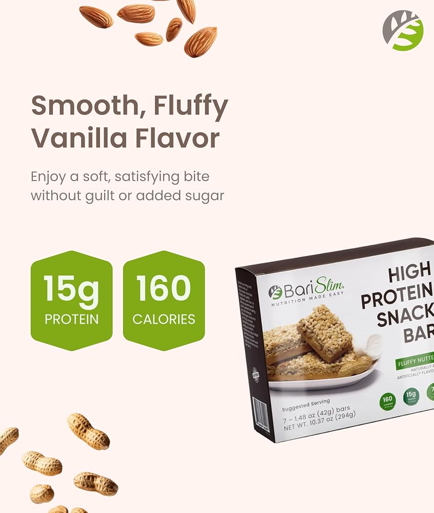 BariSlim High Protein Snack Bar for Bariatric Patients - Nutrient