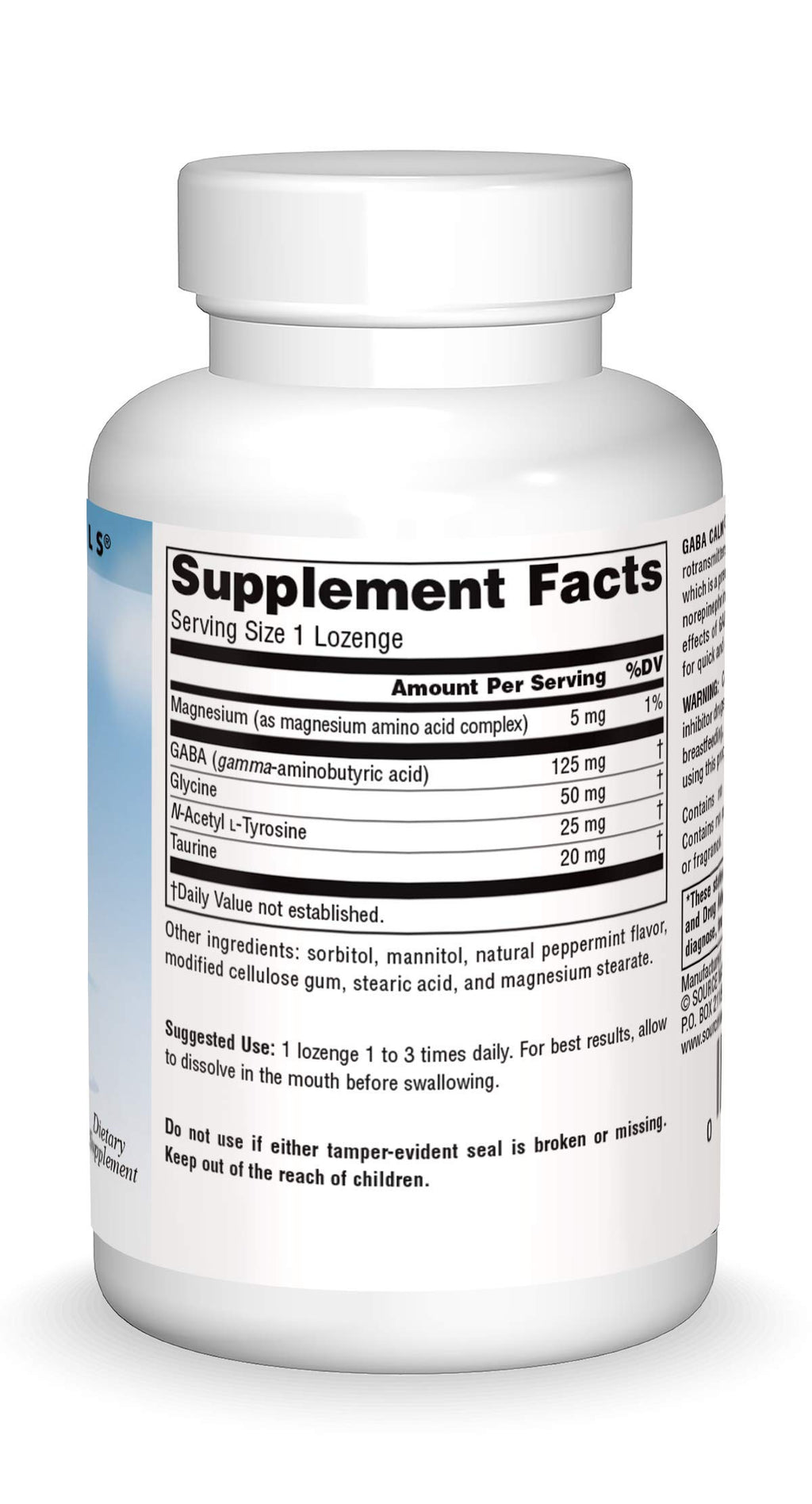 Source Naturals GABA Calm, Peppermint