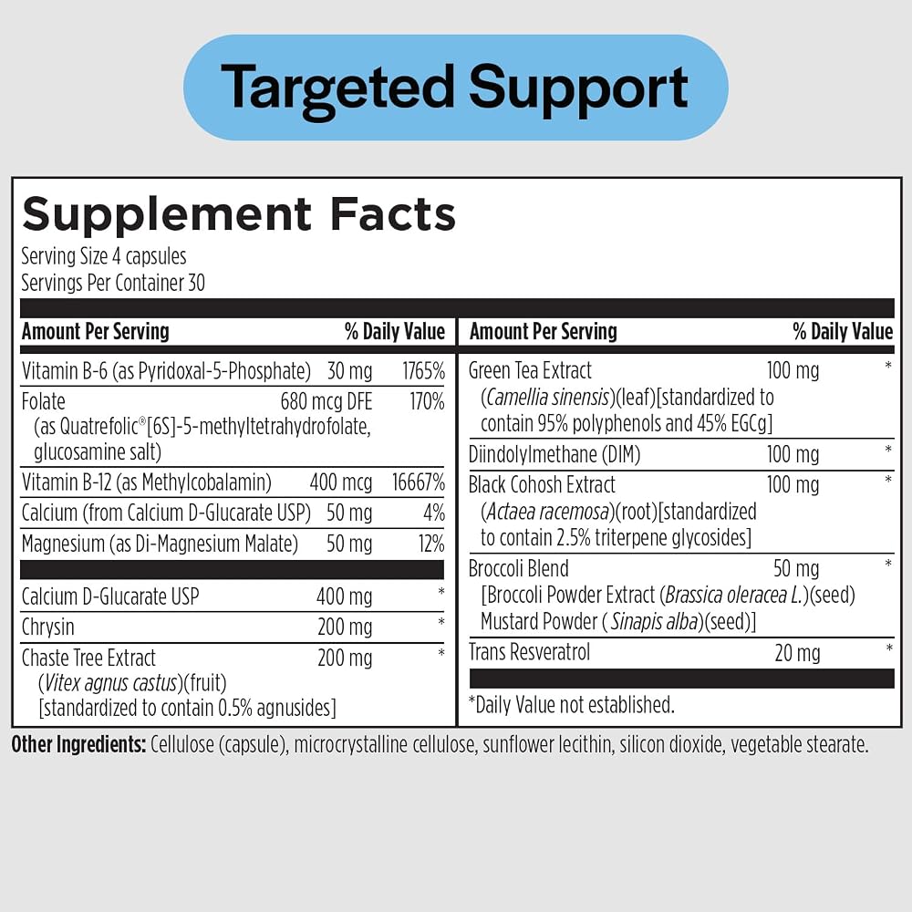 PureFormulas Balance for Her Hormone Support - 120 Capsules - image 2