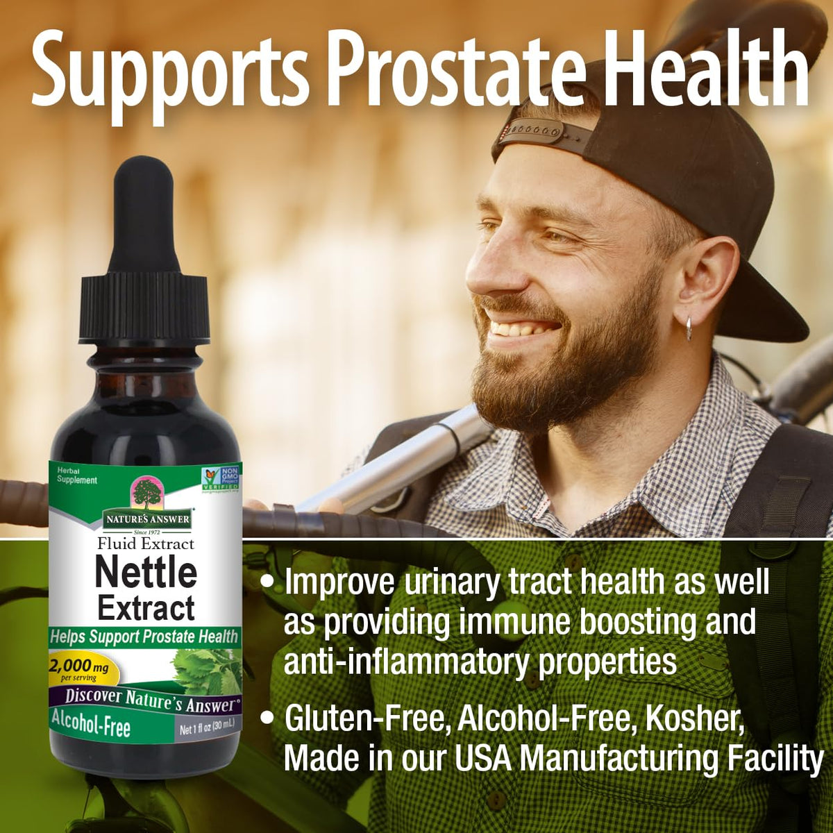 Nature's Answer Nettle Leaf Extract Herbal Supplement - 2 Pack - image 4