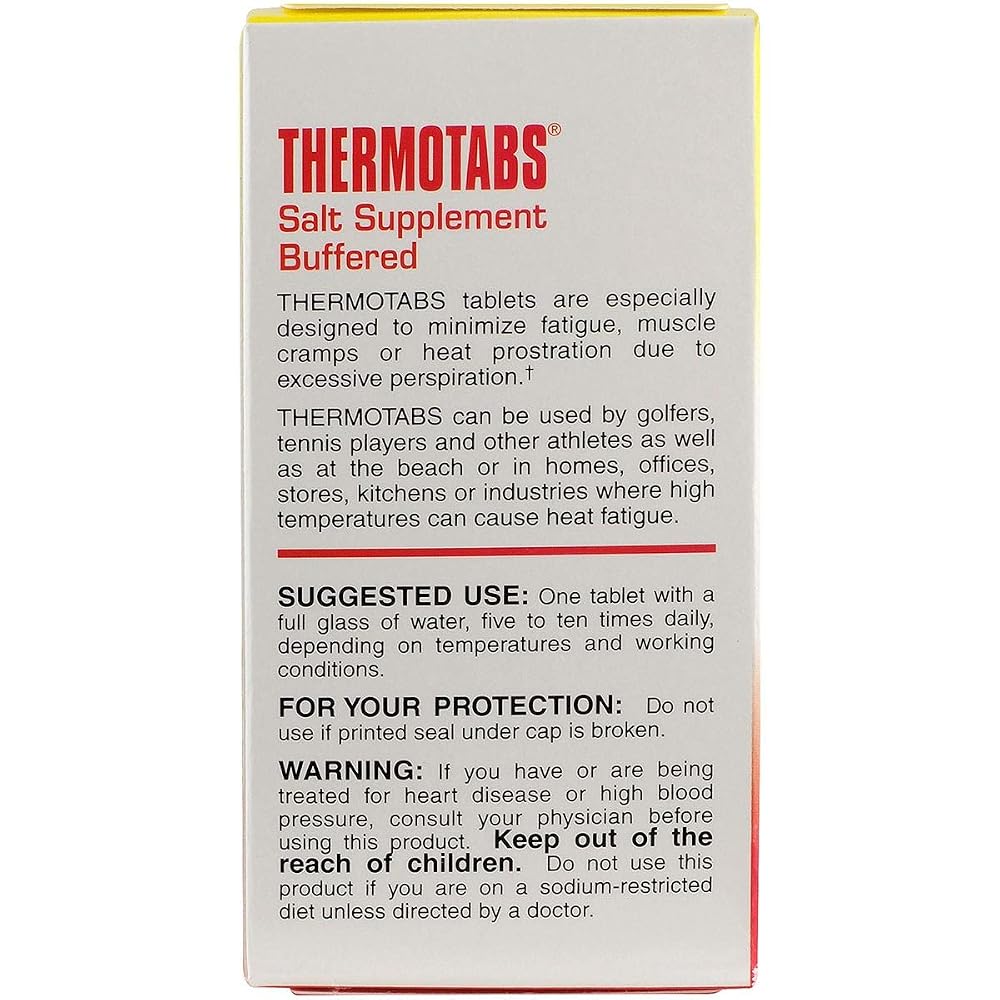 Thermotabs Buffered Salt Supplement Tablets - 100 Tablets - image 2