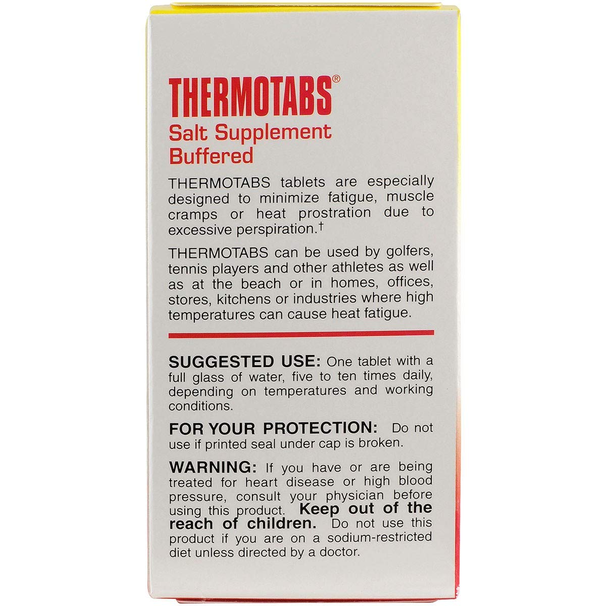 Thermotabs Buffered Salt Supplement Tablets - 100 Tablets - image 2