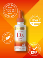 Carlyle Vitamin D3 Liquid Drops 2000 IU - 2 fl oz - image 5