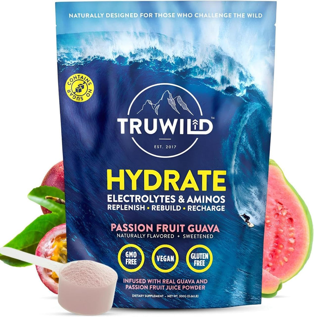 TruWild Hydrate Electrolyte + Amino Acids Drink Mix Powder