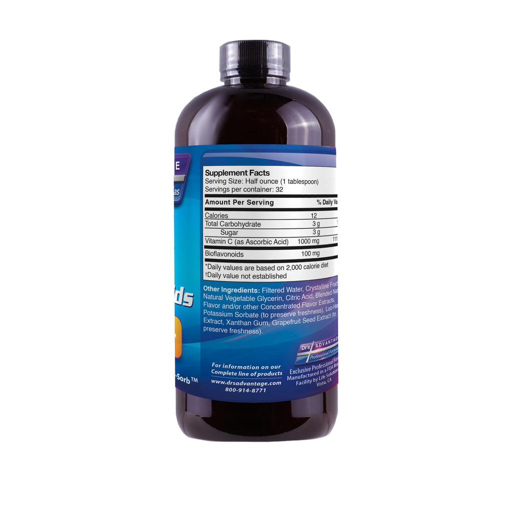 Drs Advantage Vitamin C + Bioflavonoids Liquid - 16 Fl Oz - image 2