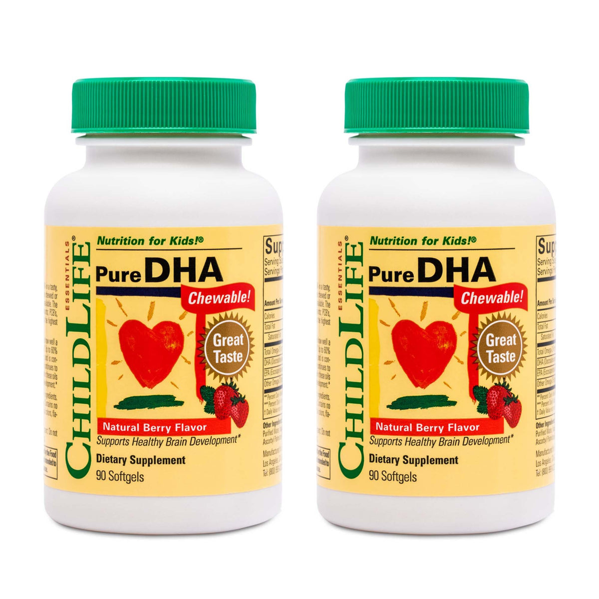 Childlife DHA Dietary Supplement Variants