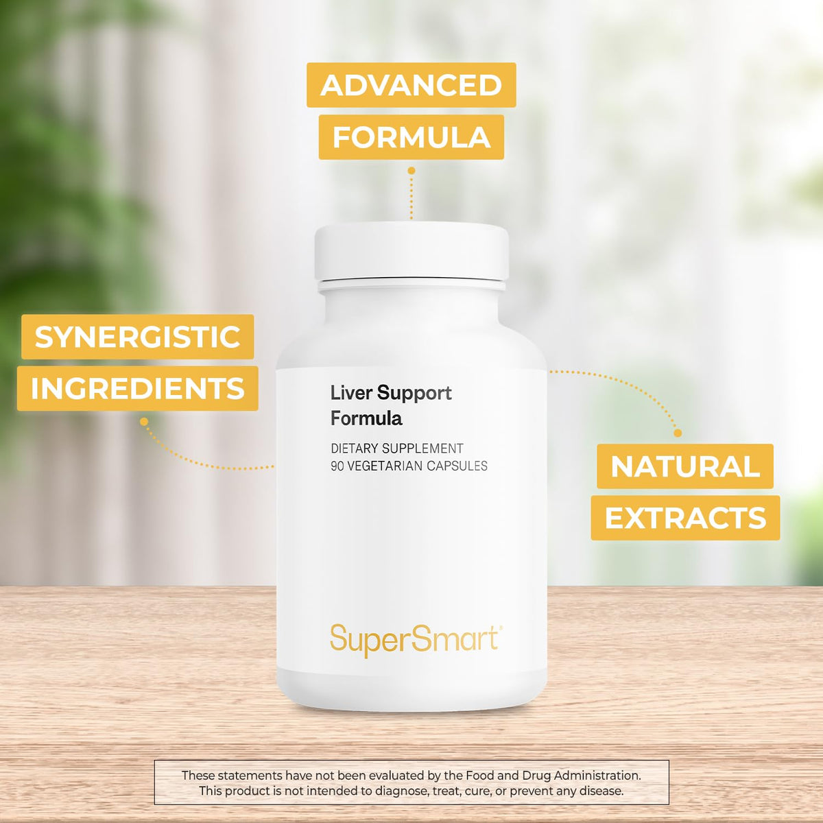 Supersmart Liver Support Formula with Milk Thistle - 90 Vegetarian Capsules - image 3