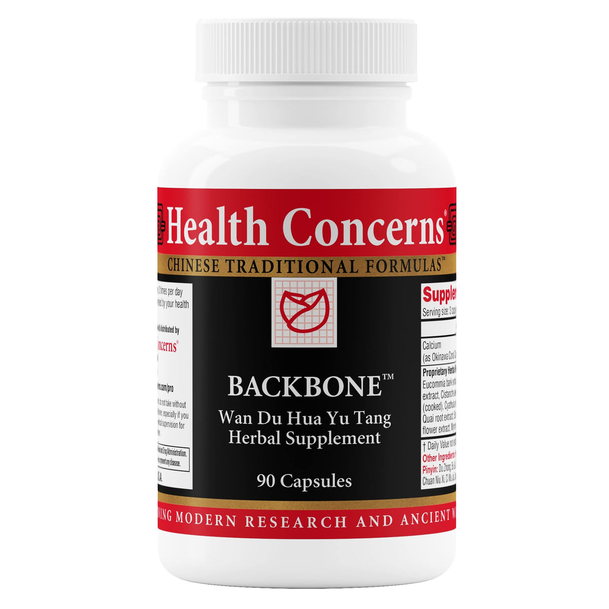 Health Concerns Backbone Lower Back & Joint Support - 90 Capsules