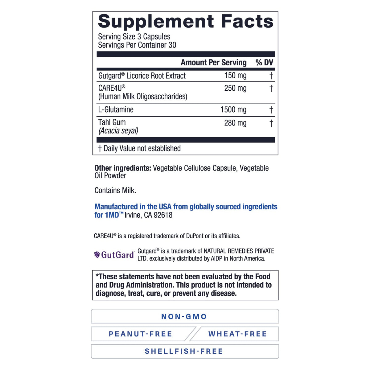 1MD Nutrition GutMD - Parent