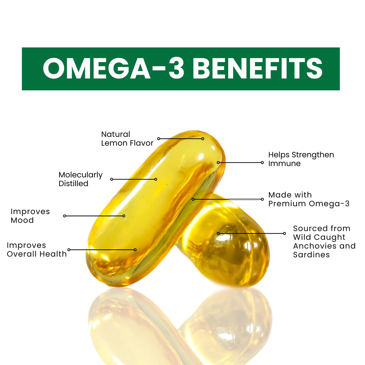 Zaytun Halal Fish Oil 1200mg Omega-3 Daily Wellness - 120 Softgels - image 4