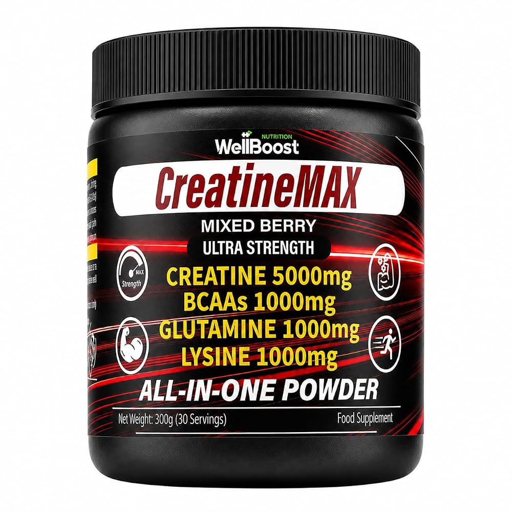 WellBoost CreatineMAX Powder Creatine Monohydrate - 300g