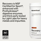 Momentous Recovery Grass-Fed Whey Protein Powder