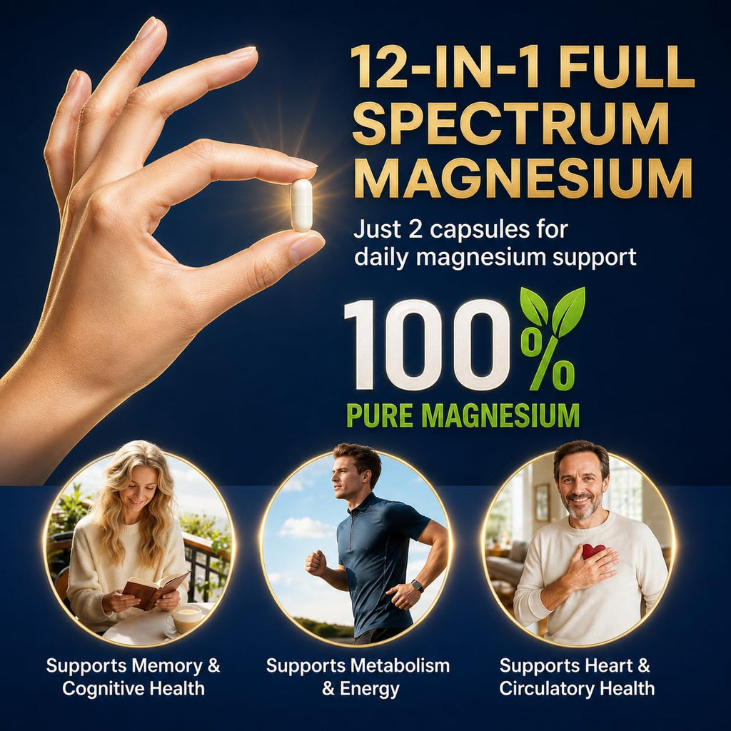 VCCVBB Magnesium Glycinate 500mg Complex - 120 Capsules - image 4