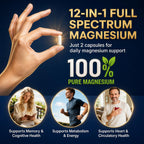 VCCVBB Magnesium Glycinate 500mg Complex - 120 Capsules - image 4