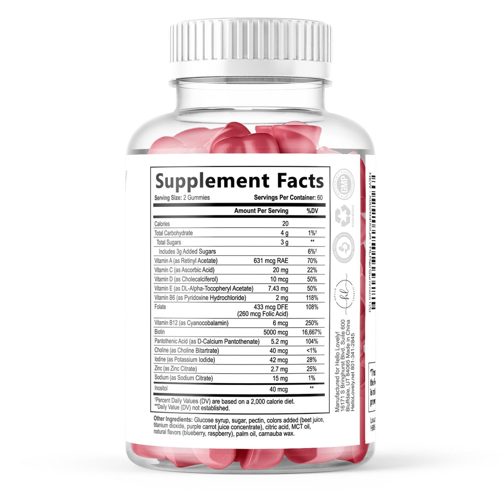Hello Lovely! Hair Vitamin Gummy - Advanced Hair