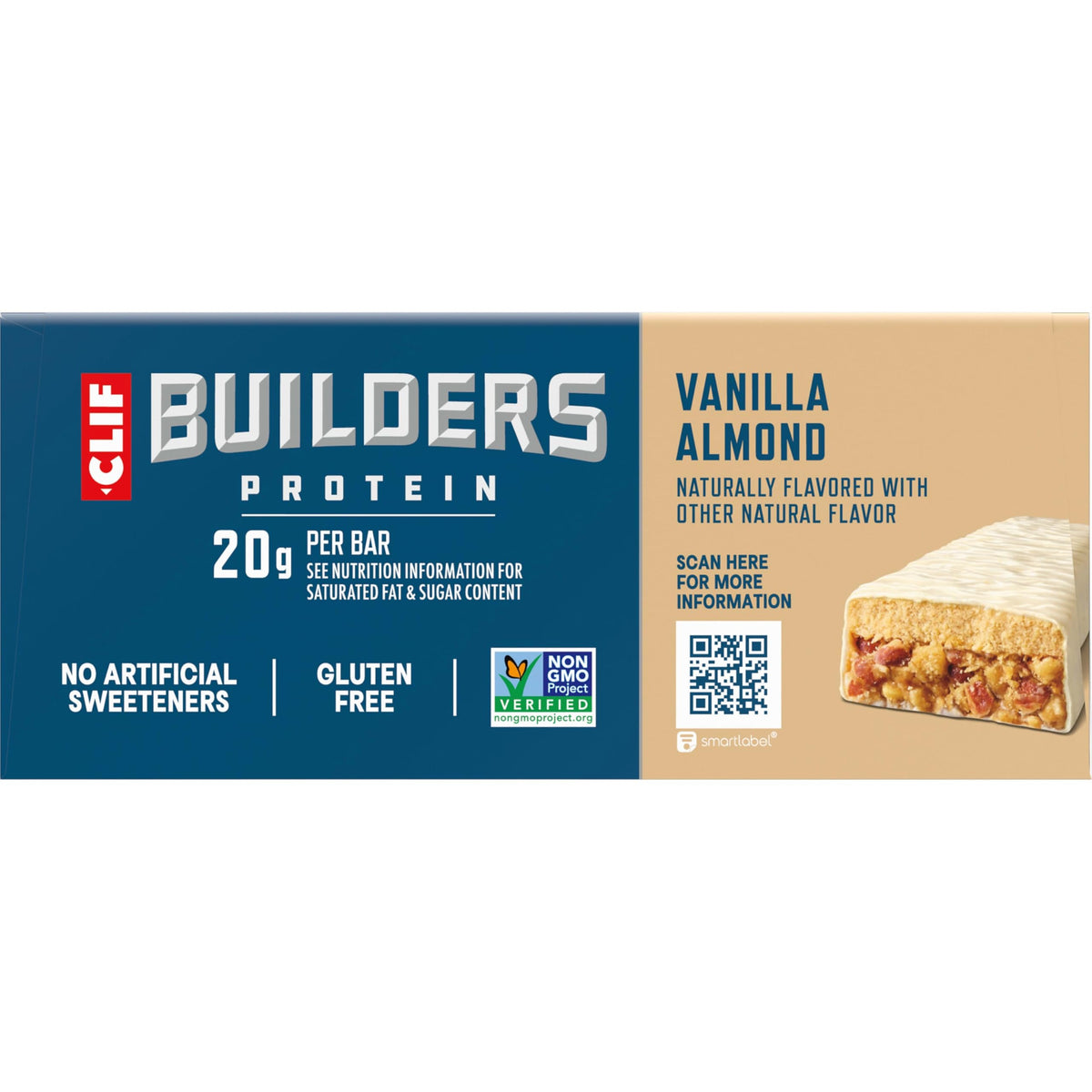 Mondelez International CLIF BUILDERS Vanilla Almond Protein Bars - 6 Count - image 11