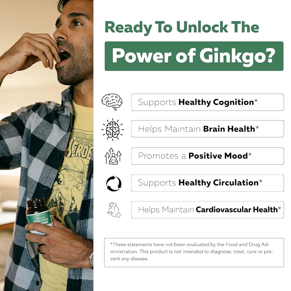 Triquetra Health SoActive Ginkgo Biloba 180 mg - 60 Capsules - image 5