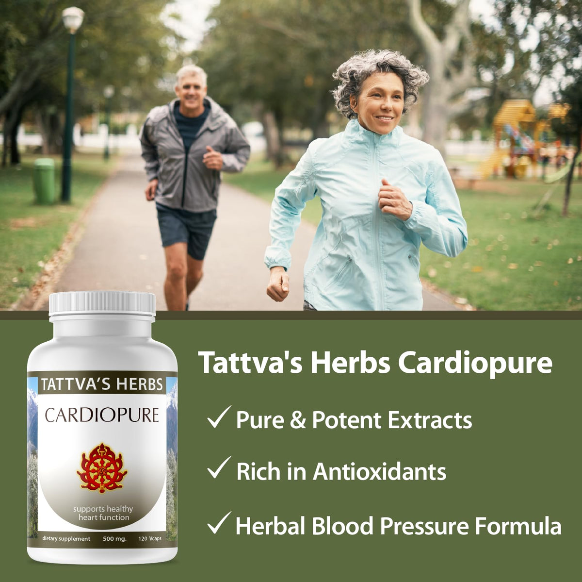Tattva's Herbs Cardiopure Herbal Ayurvedic Supplement - 240 Vegetarian Capsules - image 2