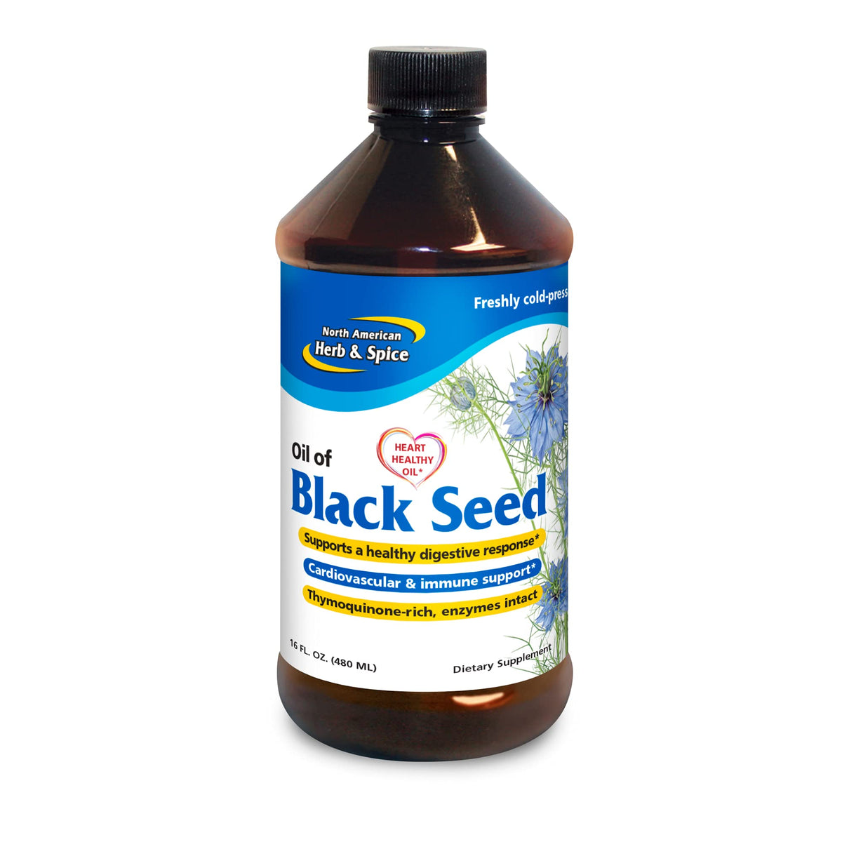 NORTH AMERICAN HERB & SPICE Black Seed Oil - Cardiovascular