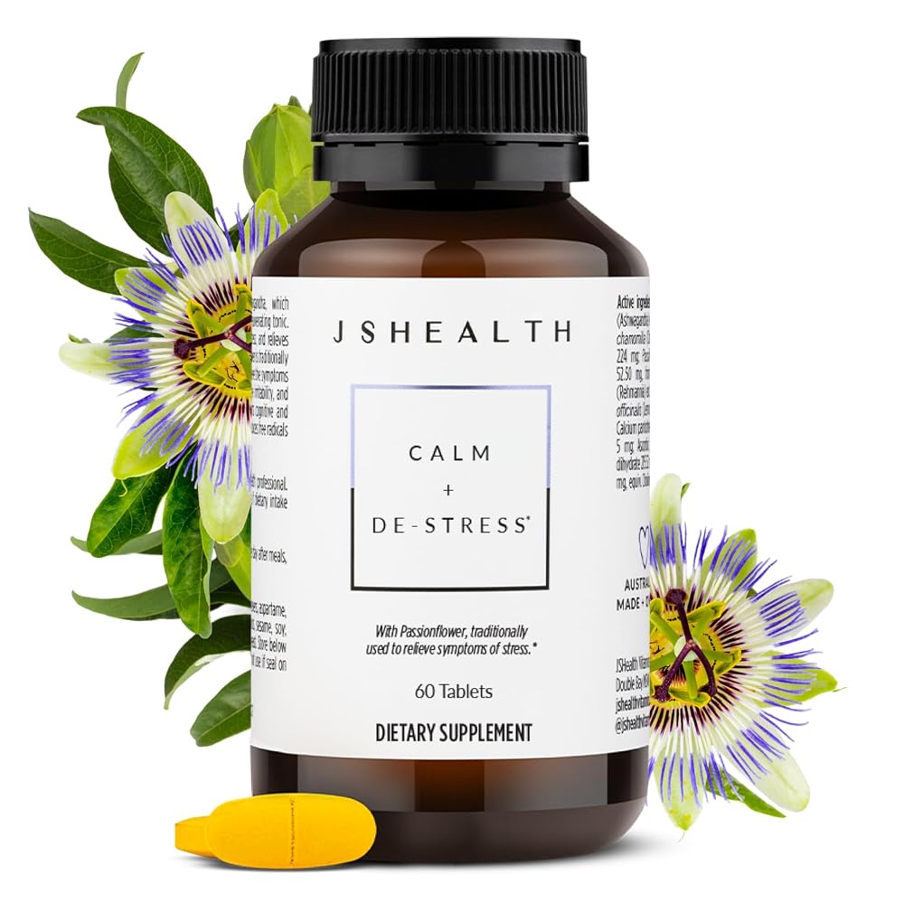 JSHealth Calm + Destress Supplement - 60 Capsules