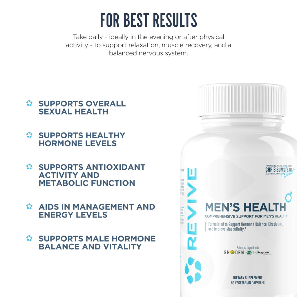 Revive MD DIM Supplement for Men – Hormone Balance - 60 Vegetarian Capsules - image 5