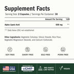 Vimerson Health Alpha Lipoic Acid 650mg - 60 Capsules - image 2