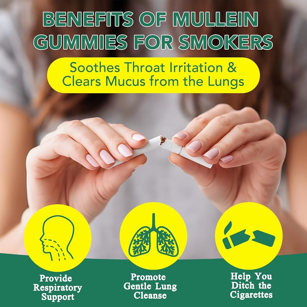 Ruduwu Mullein Gummies for Lung Support - 120 Gummies - image 5