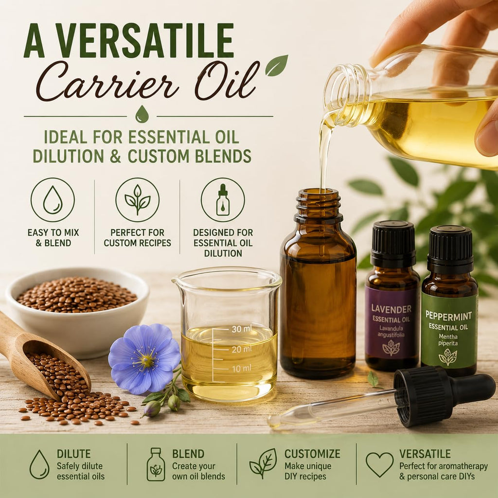 GreenHealth Flax Seed Carrier Oil - 16 fl oz - image 4