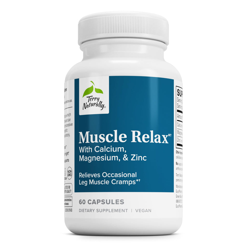 Terry Naturally Muscle Relax Supplement - 60 Capsules