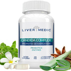 Liver Medic Candida Complex Oregano Oil Supplement - 60 Vegetarian Capsules
