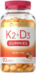 Carlyle Vitamin D3 K2 Gummies - 90 Count